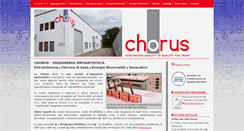 Desktop Screenshot of chorusimpianti.com